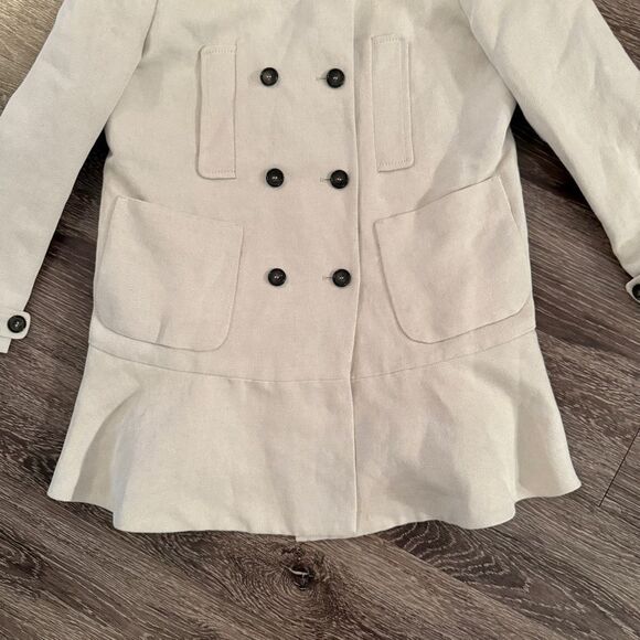 Schumacher Linen Blend Collarless Trench - Picture 7 of 10